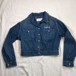 imogene + willie cropped denim shirt jacket